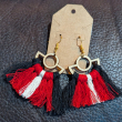 Fringe Half Circle handmade Earrings