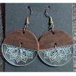 Large Round Mandala handmade Earrings