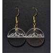 Small Round Mountain Range Earrings