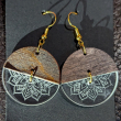 Large Round Mandala handmade Earrings